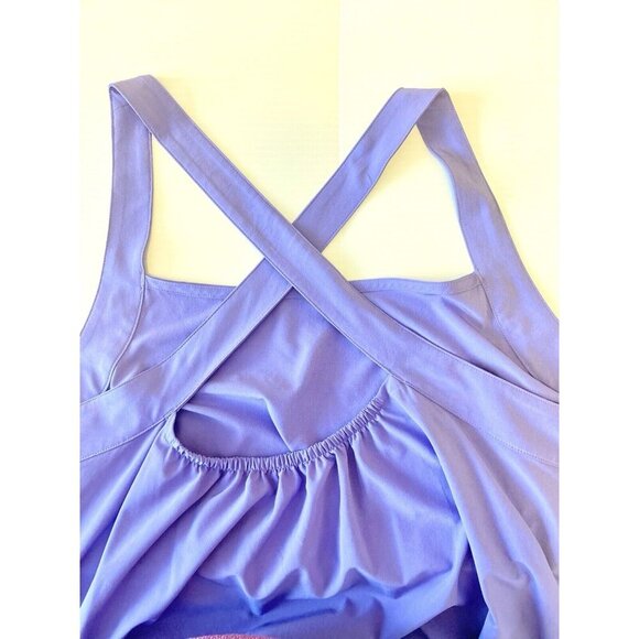 ATHLETA Arrival Dress Size 1X Dark Adonis Blue Lightweight Maxi Long Lagenlook - Picture 10 of 15